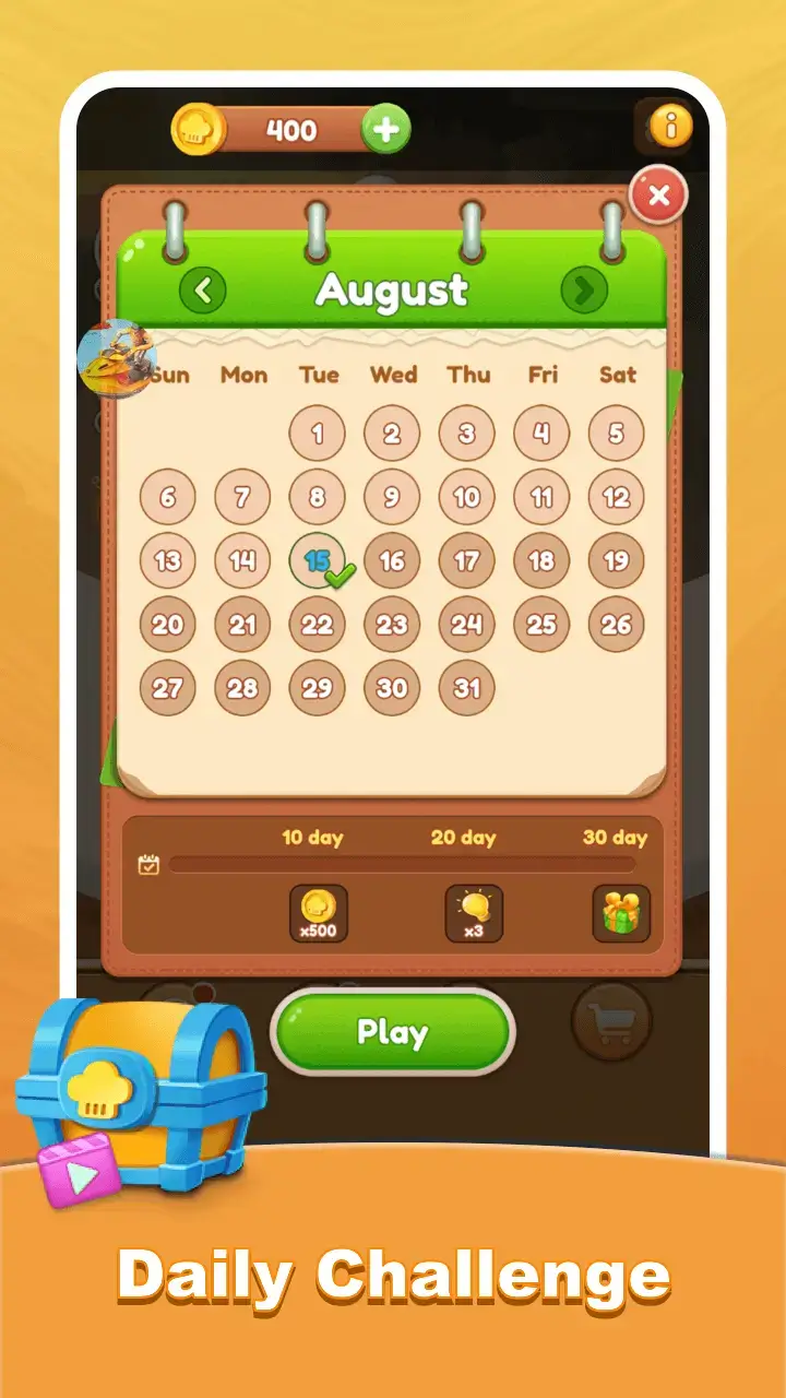 WePlay Game Screen